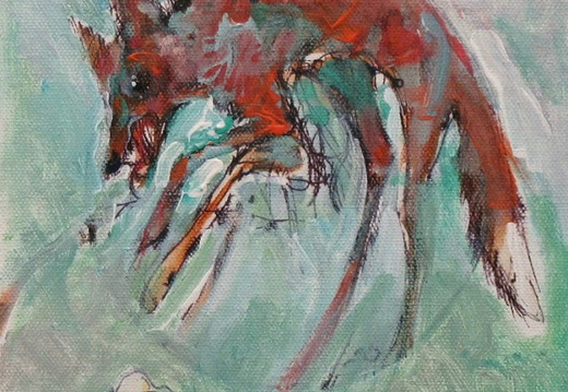 Study - Maned Pouncing Wolf 