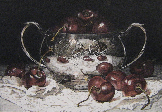 Sugerbowl and Cherries