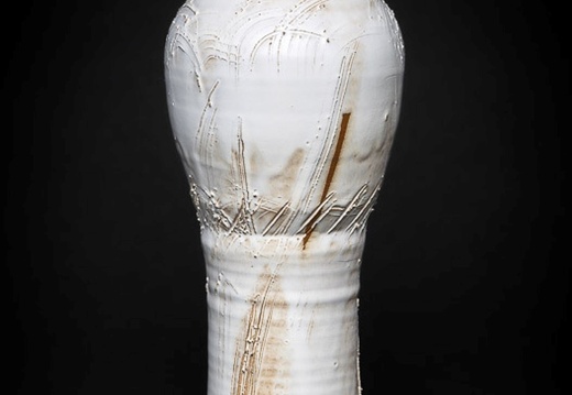 Tall White Vase