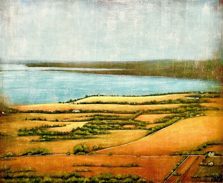 What a View - Blomidon Look-off, Canning, NS 40 x 48 3100.jpg